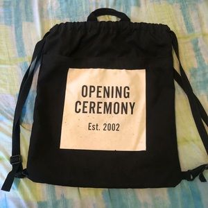 Opening Ceremony Knapsack Canvas Backpack